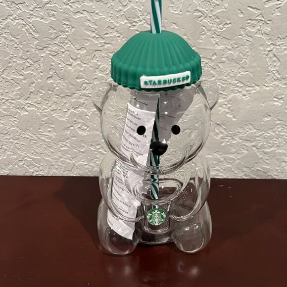 2026 Glass Starbucks Bearista Bear Cold Cup Holiday Limited Edition